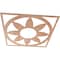 Ekena Millwork Blume Wood Fretwork Pierced Ceiling Medallion, Cherry, 40"OD x 13 7/8"ID x 1/4"T CMWP40X40X0250BLCH - alternate 4